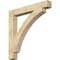 Ekena Millwork Thorton Block Rough Sawn Bracket, Douglas Fir, 6"W x 48"D x 48"H BKT06X48X48THR05RDF - alternate 1